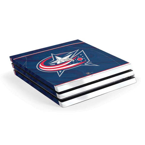 NHL Columbus Blue Jackets Jersey PS4 Pro Console Skin
